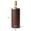 YETI Rambler Wine Chiller, Fits Most Wine Bottles, Wetlands Brown