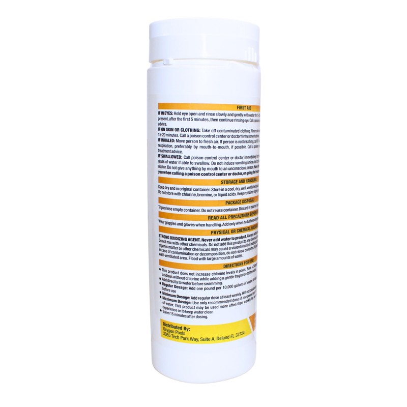 Pure and Simple Lemon Scented Non-Chlorine Pool Shock: Enhance Your