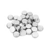QWORK Pack of 30 Aluminium Cream Jars with Lid, Round