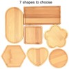 Bamboo Mosaic Coasters, Empty Bottom Bowls for Crafts, Mosaic Accessories,