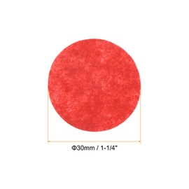 HARFINGTON 200pcs Round Felt Circles, 30mm 1-1/4" Pre Cut Felt Craft Pads Non-Woven Mini Felt Fabric Circles for DIY Sewing Handcraft Cut Projects Craft Finishing, Mixed Color