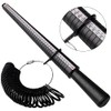 Ring Sizer Measuring Tool Set, Ring Gauges&Finger Sizer Mandrel with