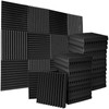 12/24/48 Pack Acoustic Panels 1 X 12 X 12 Inches