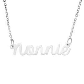 AHAETH Nonnie Gift Necklace for Grandma Women Nonnie Mothers Day Ornament Best Nonnie ever Gifts