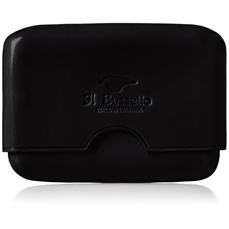 [irubusetto] Il Bussetto Slide Business Card Holder - black -