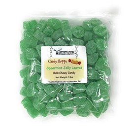 YANKEETRADERS, Spearmint Jelly Leaves, 3 lb Bulk Size
