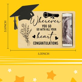 Graduation Money Holder 2025 Funny Graduation Money Card Grad Decorations 2025 Gifts for University Graduate Cash Holder Grad Party Decor