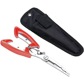 Stainless Steel Fishing Pliers – Multi-Function Tool for Anglers – Hook Remover, BB Crimper, and Line Snips – Durable, Corrosion-Resistant Design for Freshwater and Saltwater – Essential Fishing Gear