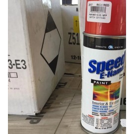 Zynolyte 12 Zynolyte Rich Red E-Namel Spray Paint Hard Enamel Finish Interior Exterior 11