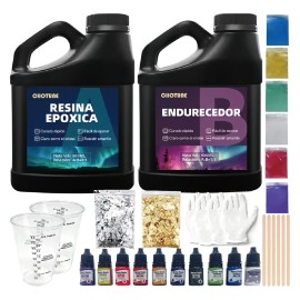 Kit De Resina Epoxy Para Artesanías Y Bricolaje Relación 1:1