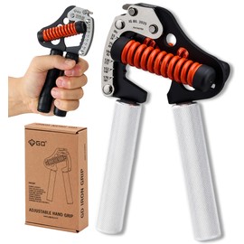 GD IRON GRIP 12Lv Aluminum Hand Grip Strengthener (12~180.6 lbs), Grip Strength Training, Adjustable Load and Grip Width (Japanese Version)