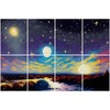 8 pack Art Acoustic Panels with Self-Adhesive,48 x 32Inches Acoustic
