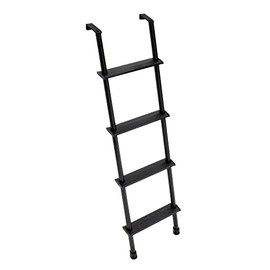 RecPro RV Bunk Ladder 52" | Black or Silver Color Options | Mounting Brackets Included | Aluminum | Made in USA (Black)