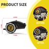 BAOUFF Speedometer Tachometer for Hawk 250,Motorcycle Odometer Fuel Gauge for