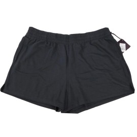 Ava & Viv Women's 3X Plus Size Lounge Shorts, Soft Fleece by Ava & Viv in Charcoal Gray