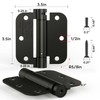 Treasem 1 Pack Self Closing Door Hinge, 3.5 Inch Spring