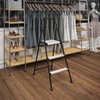 COSCO Lightweight Three-Step Folding Step Stool for Home Use -