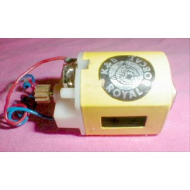 K&B Model Car Racing Royal BobCat 36D Mabuchi Motor 9 Volt Yellow Hi Per Brushes Pinion K&B NOS WIRES