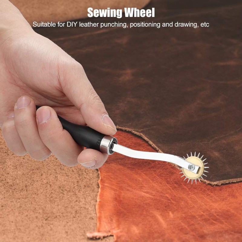Alvinlite 4 mm Sewing Pattern Wheel with Wooden Handle, Copy