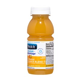 Thick-It Clear Advantage Moderately Thick Orange Juice, Honey Consistency, Ready-to-Drink, Digestible Swallowing Aid, Hydration on the Go, Convenient & Ready-to-Use, 8 oz Bottle (24 Pack)