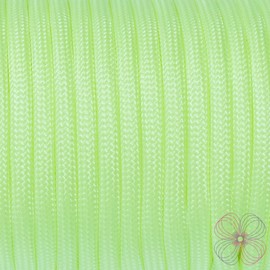 Craft County Glow in The Dark Zesty 21 Strand Luminous 550 Paracord – for DIY Bracelets, Lanyards, and Jewelry (Green, 25 Feet)