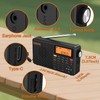XHDATA D109WB Portable AM/FM/SW/LW/WB Weather Radio Shortwave Radio Receiver with