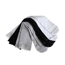 SMARTKNIT Seamless Child AFO Socks - 3 Pack - Small - Black/Gray/White