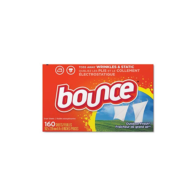 Bounce Fabric Softener Sheets, 160 Sheets per Box, 6/carton