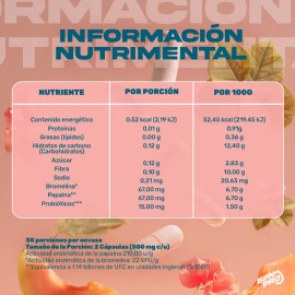 Laxante Natural Liberax BPN PRO  Fibra con Hoja de Sen, Probiticos, Enzimas Digestivas, Ciruela, Nopal y Papaya  Apoyo Digestivo, Limpieza Intestinal 