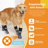 Double-Sided Non-Slip Dog Socks with Adjustable Strap Traction Control for