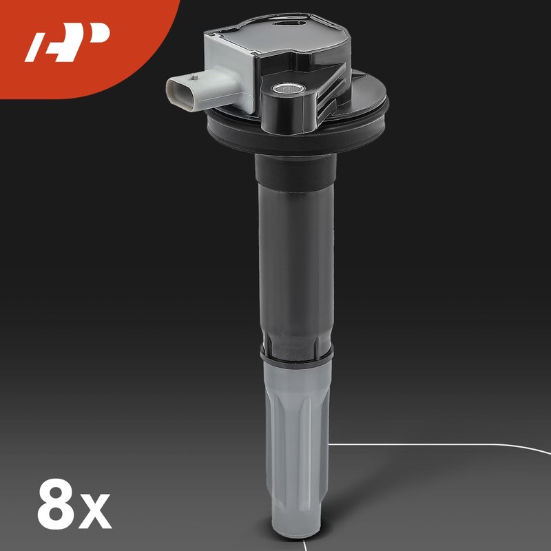 A-Premium Set of 8 Ignition Coil Pack and Iridium Spark