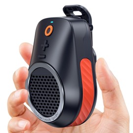 NETVIP Wearable Bluetooth V5.3 Speaker, Magnetic Clip-on Wireless IPX5 Waterproof TWS Portable Speaker, Built-in ENC Microphone for Hands-Free Music/Calls, Long Working Time