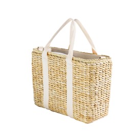 Daytani Insulated Beach Cooler Bag, Leak Proof, Premium Quality Corn Husk, Beach Bag, Pool Bag, Tote Bag, Straw, Rattan, Gifts for Women, Picnic Basket, Wedding Gifts, Lunch