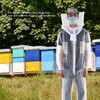 Anti Bee Biting Transparent One Piece Nylon Mesh Beekeeping Suit