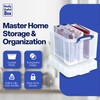 Really Useful Box 35 Liters Transparent Storage Container with Snap