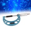 Micrometer Gauge, External Micrometer 0.01 mm with Wrench, Stainless Steel