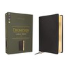 ESV, Thompson Chain-Reference Bible, Large Print, Leathersoft, Black, Red Letter