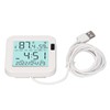Digital Hygrometer Indoor Thermometer, Wired Room Thermometer and Humidity with