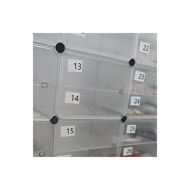 Taicols 40pcs Wire Cube Plastic Connectors for Modular Organizer Closet