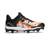 Boombah Viper Pureknit Men's Digital Camo Molded Cleat Black/White/Orange -