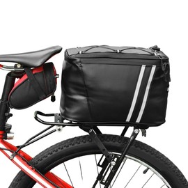 Lixada Rear Rack Bag Water Resistant Bicycle Trunk Bag Bicycle Bag Bike Trunk Bag with Thermal Insulation Compartment for Food Picnic