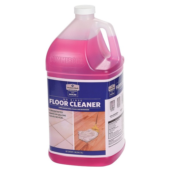 YITUOOW Product of Member's Mark Commercial No-Rinse Floor Cleaner by Ecolab (1 gal.) - (Pack of 2) - All-Purpose Cleaners [Bulk Savings]