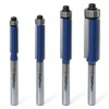 FivePears 4Pcs Flush Trim Router Bits Set 1/4 Inch Shank,