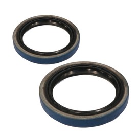 The ROP Shop (2) New Grease Seals Double Lip 1.5" x 1.987" fits Trailer Hub Wheel 2000# Axle