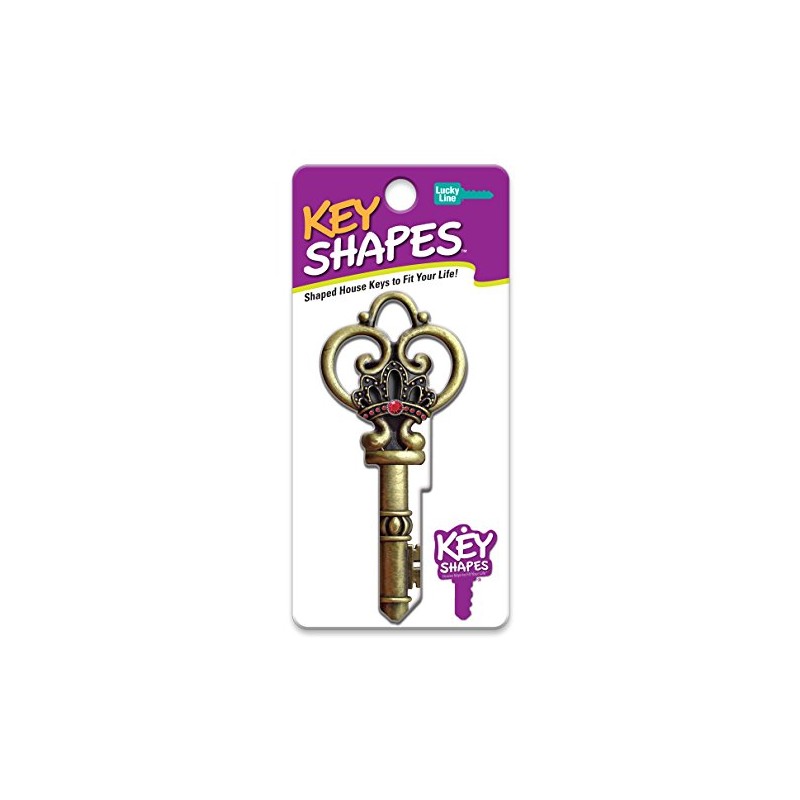 Lucky Line Key Shapes,Medieval SKELETON KEY - House Key Blank,