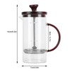 Coffee Press Pot 400ml High Borosilicate Glass Coffee Brewer Maker