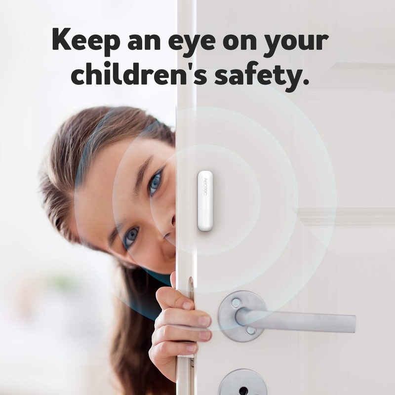 Zwave Door Sensor Window Sensor, Z-Wave Plus Enabled Aeotec 3-1