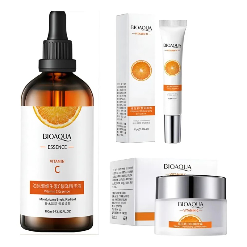 Bioaqua Vitamina C Serum 100ml Crema Facial Y Ojos Normal