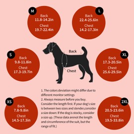 V.PET.B.R Dog Surgery Recovery Suit,Female Male Dog Onesie for Spay Neuter,Substitute E-Collar & Cone,Anti-Licking Breathable Onesie for Small Medium Large Dogs,Strawberry XS