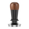 AwObEpl Stainless Steel Espresso Tamper for Home Coffee Tamper Walnut